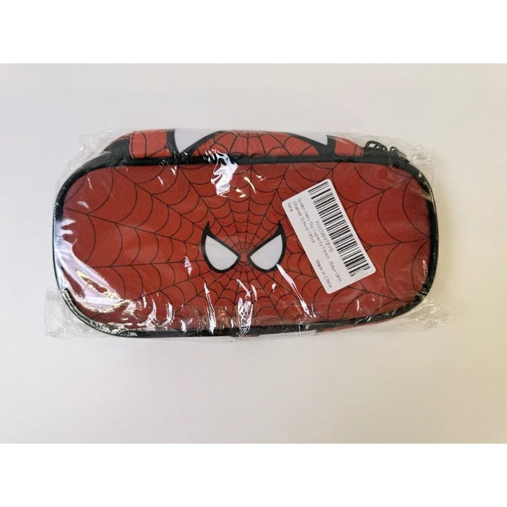 New Marvel Spider Man Pencil Case Boys Girls Spider-Man Hero Bag